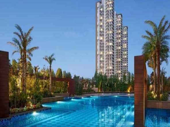 Puri diplomatic residences offers large swiming pool.