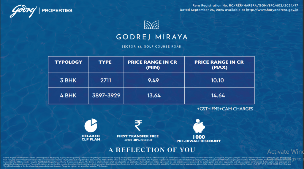 "Godrej Miraya, Gurgaon offers premium 3 & 4 BHK homes with exclusive Pre-Diwali discounts, flexible payment plans, and top-notch amenities."






"Godrej Miraya, Gurgaon offers premium 3 & 4 BHK homes with exclusive Pre-Diwali discounts, flexible payment plans, and top-notch amenities."



Godrej Miraya, Gurgaon offers premium 3 & 4 BHK homes with exclusive Pre-Diwali discounts, flexible payment plans, and top-notch amenities


